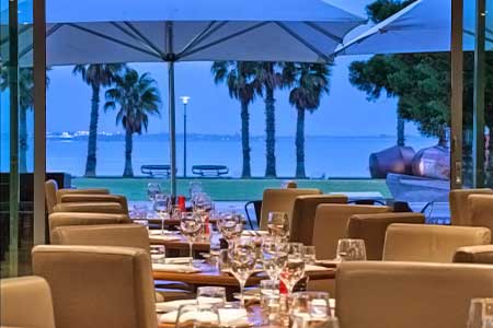 Dining venue overlooking the Geelong waterfront