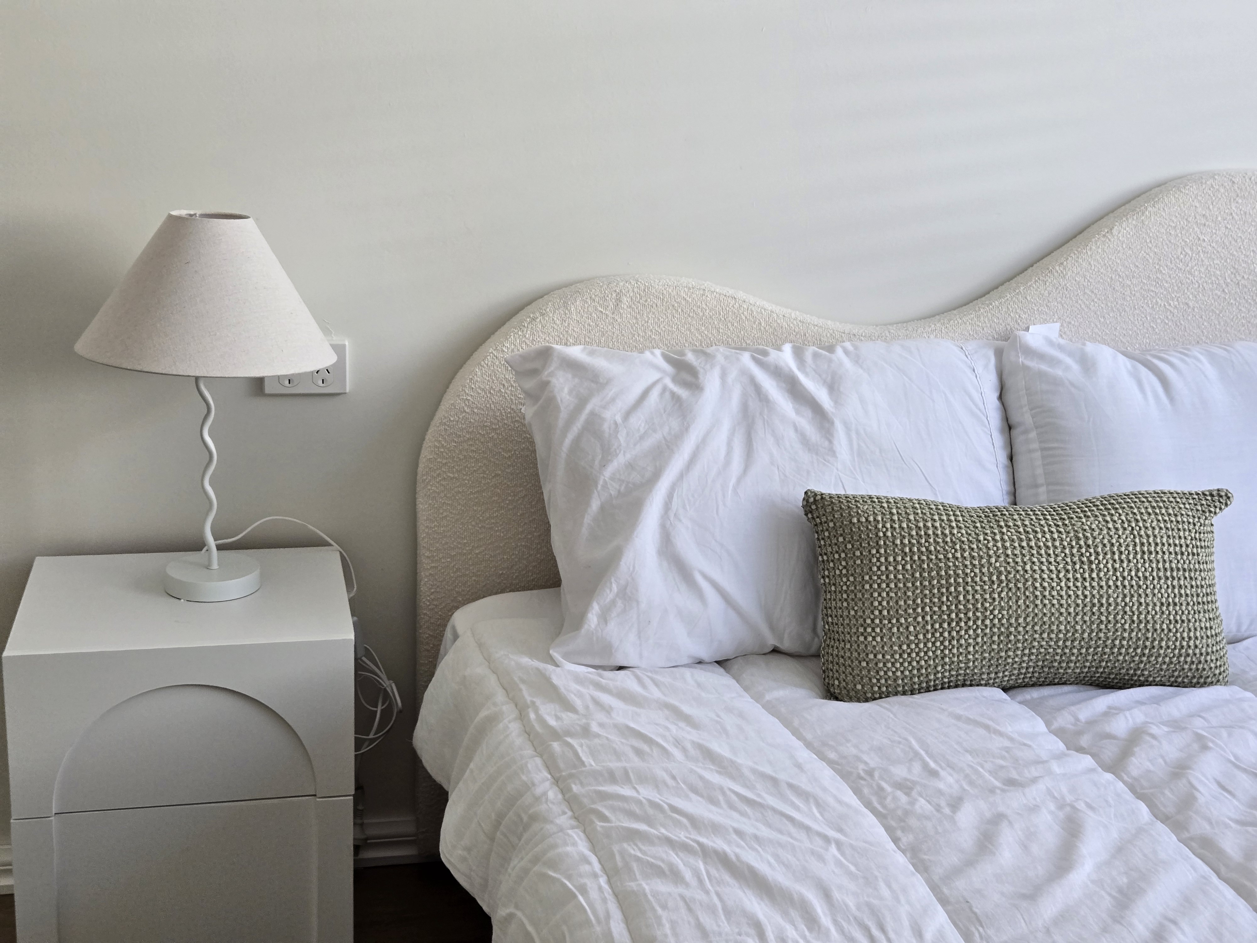 Bedside detail in a private room at the Ryrie Street residence